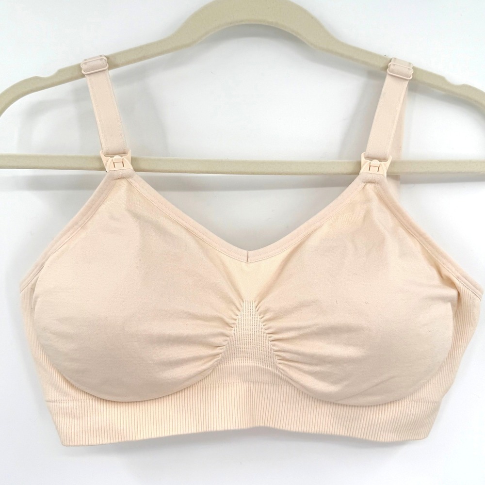 HOFISH Wireless Large Maternity Nursing Bra Seamless Comfort